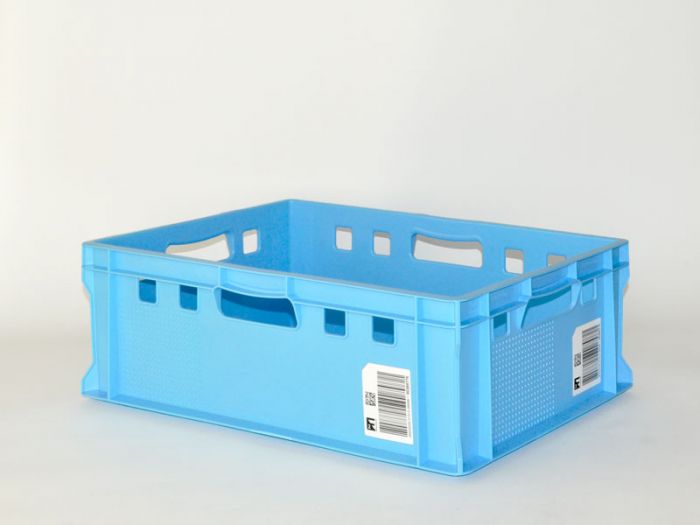 E1 Peformance fish crate 600x400x150 mm, blue