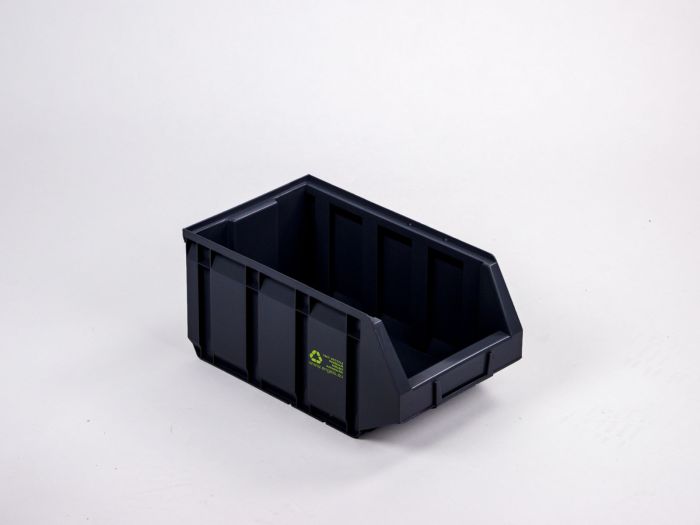 Stackable warehouse bin Storefix, 12,0L, PE-R black
