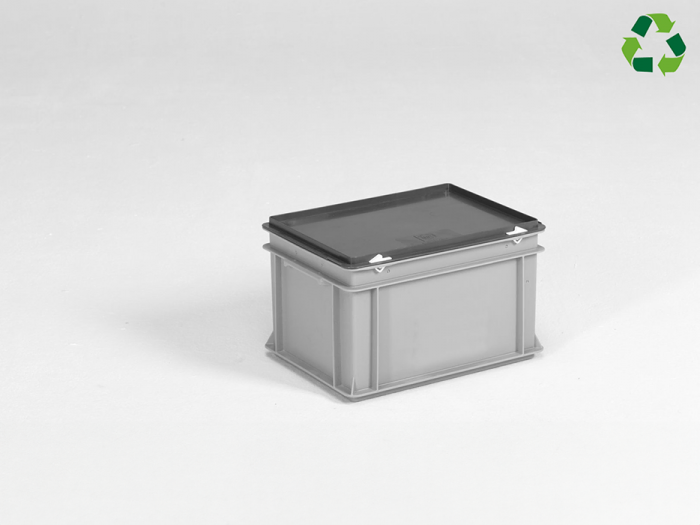 E-line Stacking container 400x300x235 mm, 20L with lid