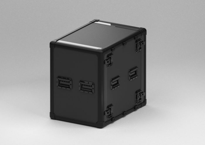19" Exo Rack Case 14U, 574 x 804 x 750 mm, double door