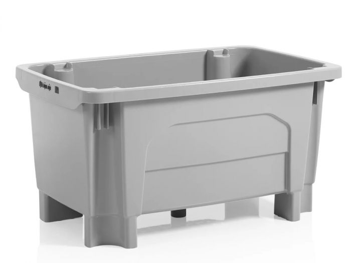 Large volume container 300 l. on 5 feet, light grey