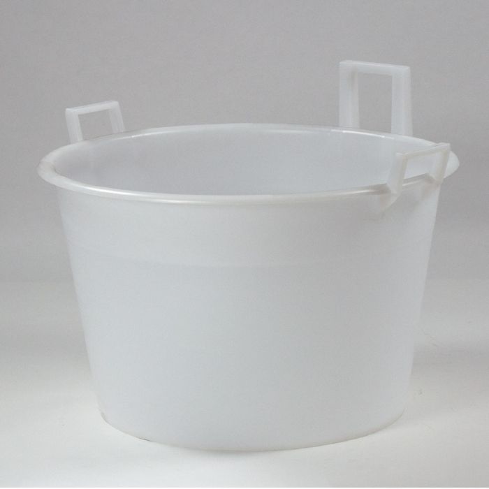 Plastic round container 120 l. ø700x545 mm white