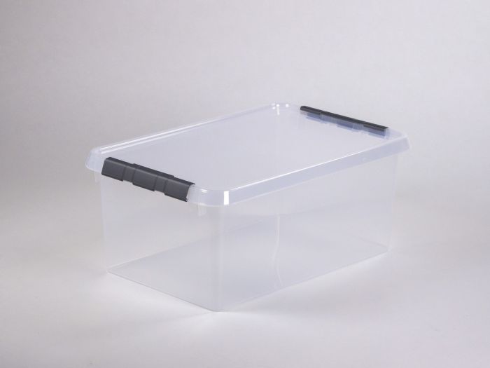 Transparent storage box 45 liter 600x400x260 mm