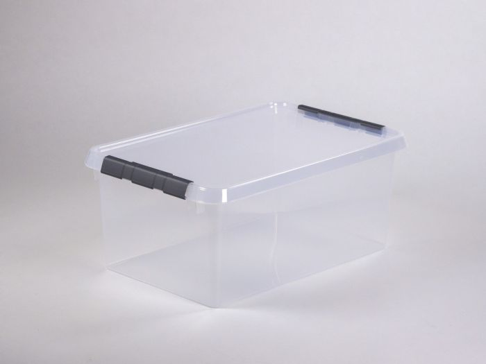 Transparent storage box 45 liter 600x400x260 mm