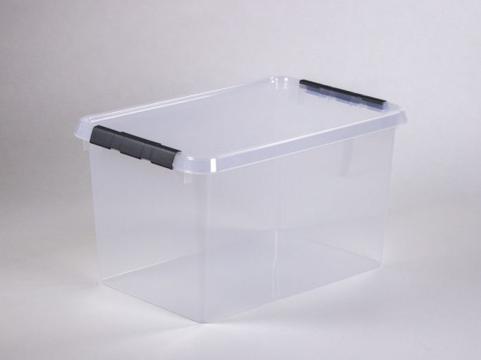 Transparent storage box 62 liter 600x400x340 mm