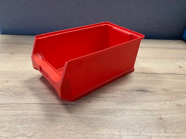 SECOND HAND Stackable warehouse bin Storefix, 12,0L, red