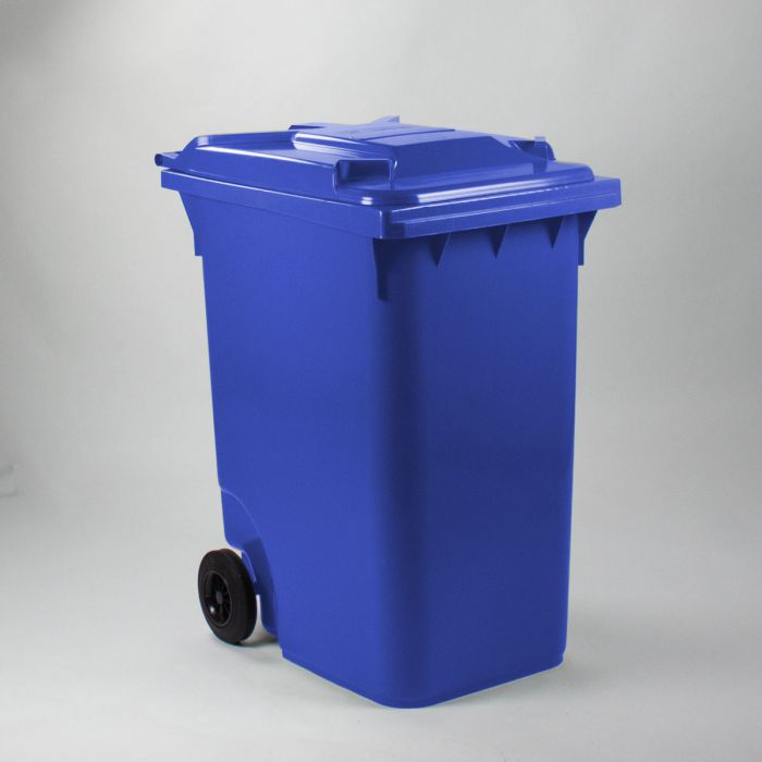 Wheelie bin 360L, 600x890x1100 mm, blue