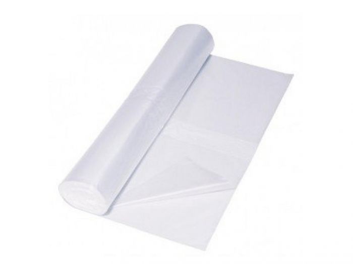 Plastic waste bag 120 L, translucent 100 pcs