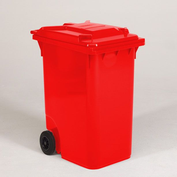 Container 360 liter rood