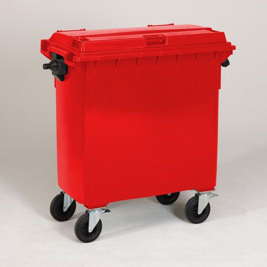 770 liter container rood