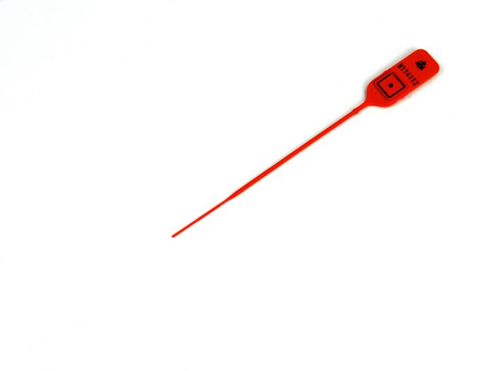 MiniJawLock staartverzegeling, 150 mm, ø2,0 mm, rood