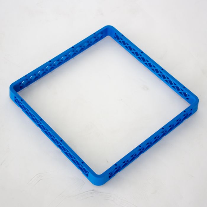 Opzetrand 500x500x40 mm, blauw