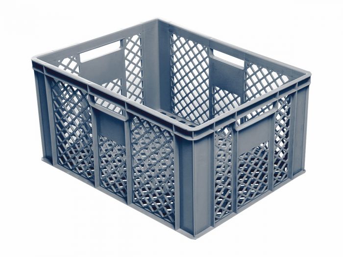 Bakery crate 600x400x320 mm, 64L Virgin PP material temperatur resistant