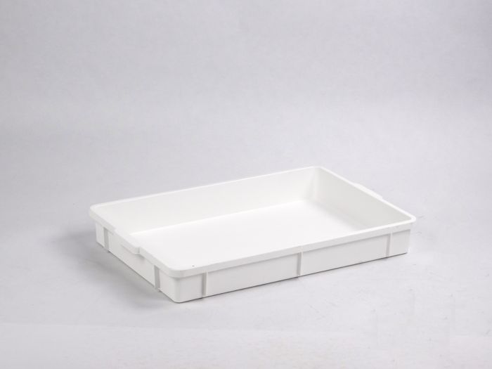 Stackable hygiene bin 19 litres white, 650x427x83 mm